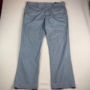 Polo Ralph Lauren Mens Chino Stretch Straight Fit Pants Light Blue 40x34
